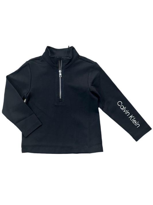 calvin klein - felpa ragazzo zip - 2978