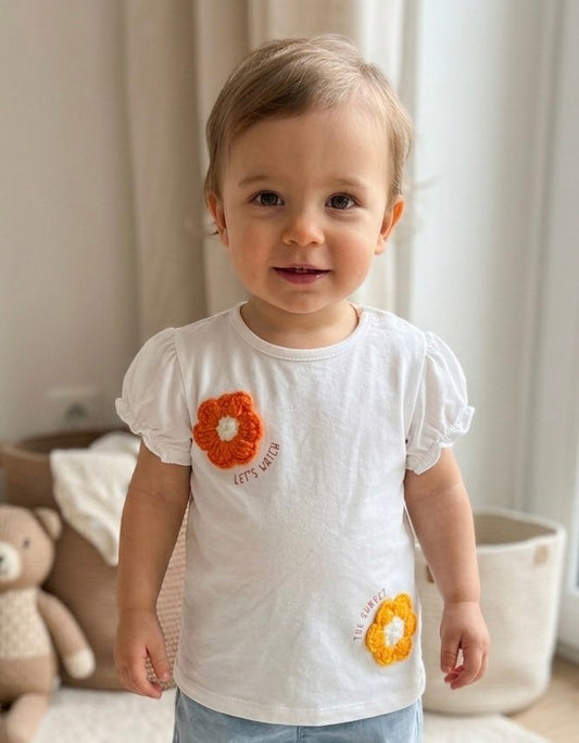 BIRBA - T SHIRT FIORI - 0115A