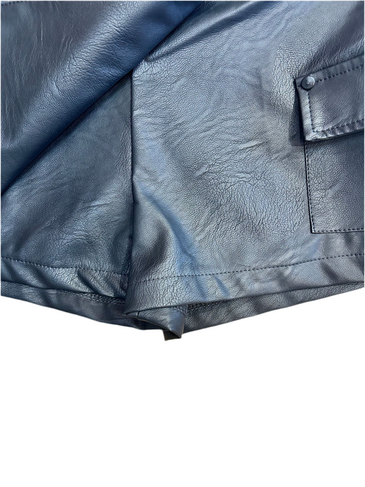 MAVIE - shorts cargo pelle - mv1843
