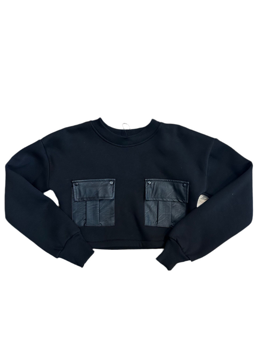 MAVIE - felpa crop - mv1842