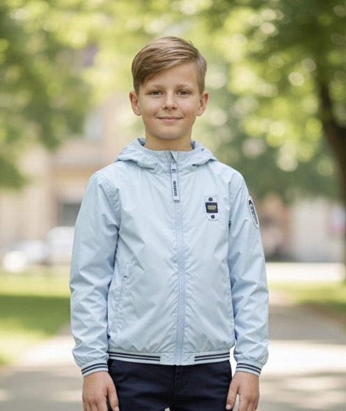 BLAUER - giubbino ragazzo double face - 6372