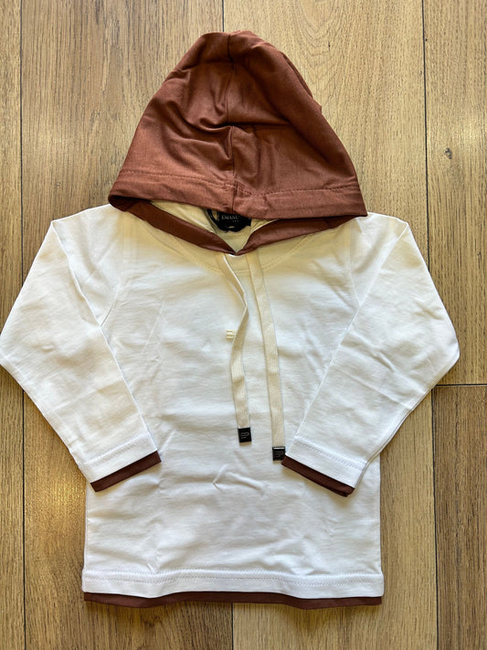 EMANUEL PRIS - T SHIRT CON CAPPUCCIO - EPT3161B