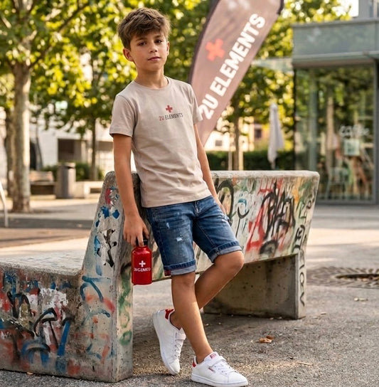 ZUELEMENTS - bermuda jeans - zu419b