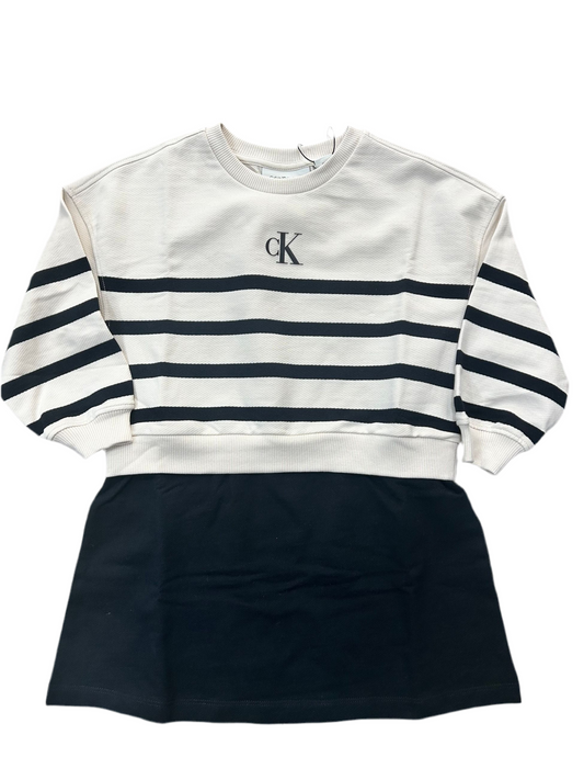 calvin klein - abito righe - 2963