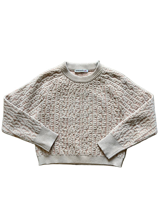 patrizia pepe - maglia monogramma - k0068