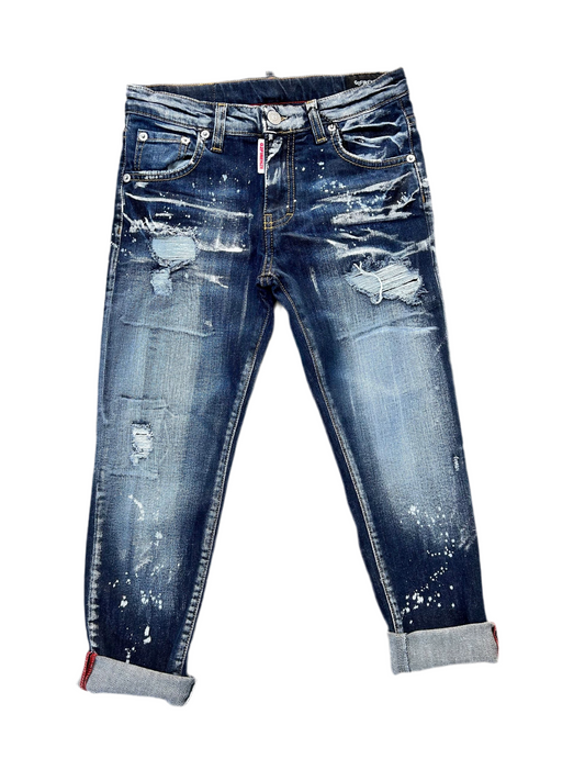 G2FIRENZE - JEANS G2 FIRENZE - WHITE PAINT