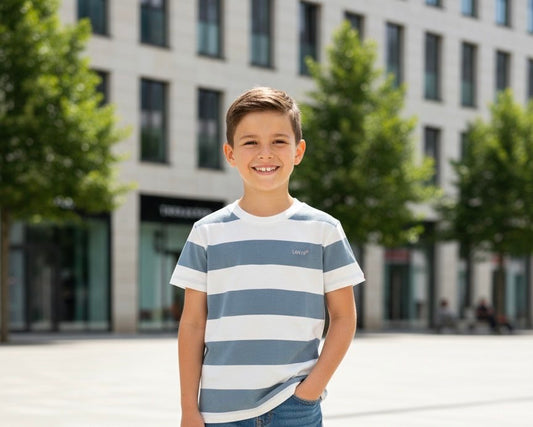 LEVIS - SHIRT RIGHE VERDE - 8EP864 EOL