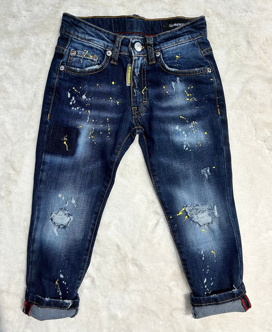 G2FIRENZE - denim blu - sun flowers