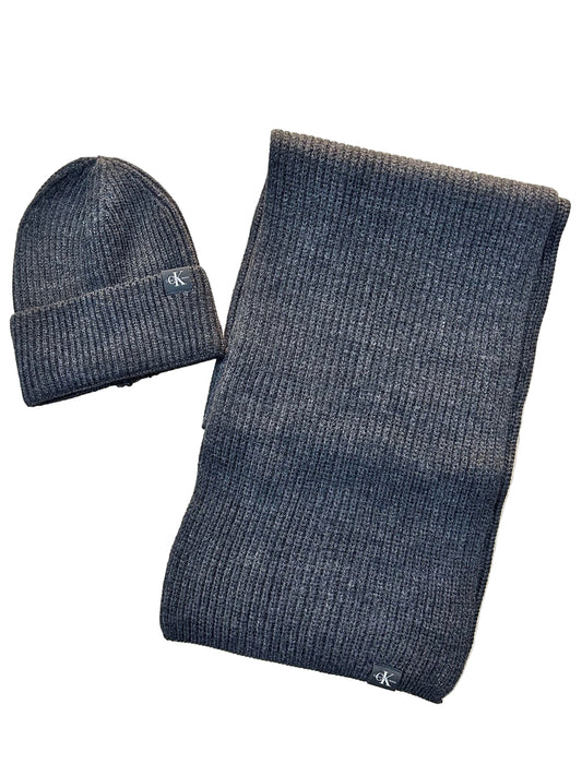calvin klein - completo sciarpa e cappello - 0638