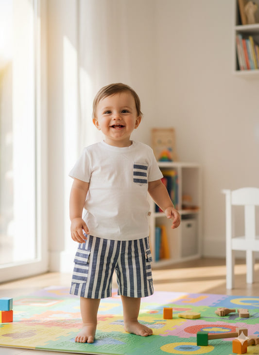 nalu - completo con pantaloncino e shirt - 4115453