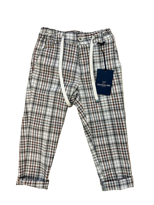 EMANUEL PRIS - PANTALONE QUADRO - EPT6277N