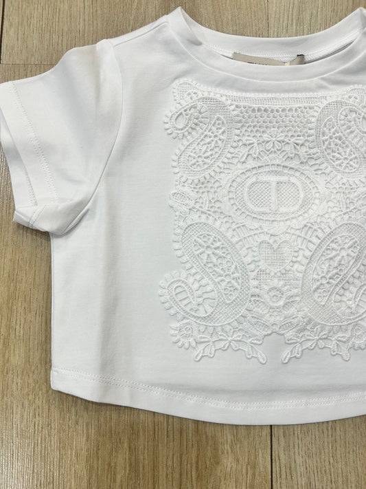 twinset - T SHIRT CROP - 2480