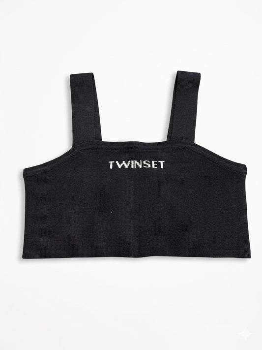 twinset - TOP NERO - 3041