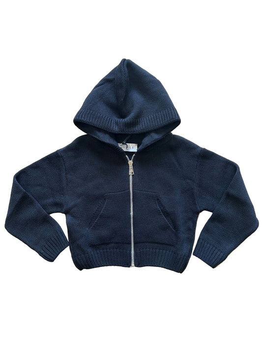 gaelle - maglia nera zip - 00569